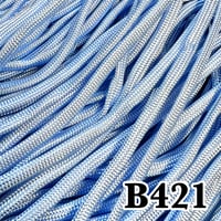 B421 パウダーブルー パラコード 4mm 100m 光沢あり