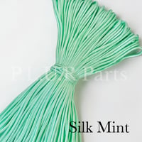 #066 Silk Mint パラコード 4mm 100m  光沢あり