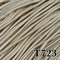T723 シャンパンゴールド パラコード 4mm 100m 光沢あり