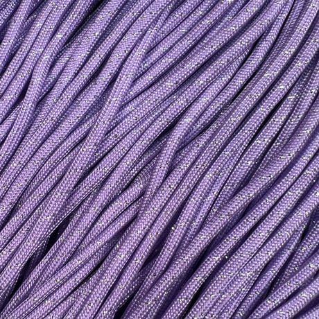 #034-2 Fairy Lavender Glitter パラコード 4mm 100m