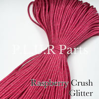 #081-2 Raspberry Crush Glitter パラコード 4mm 100m