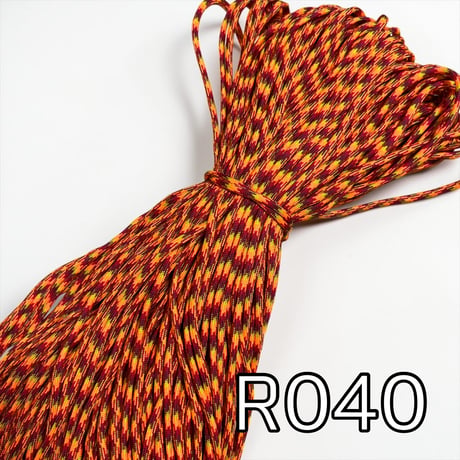 R040 ウォームミックス パラコード 4mm 100m