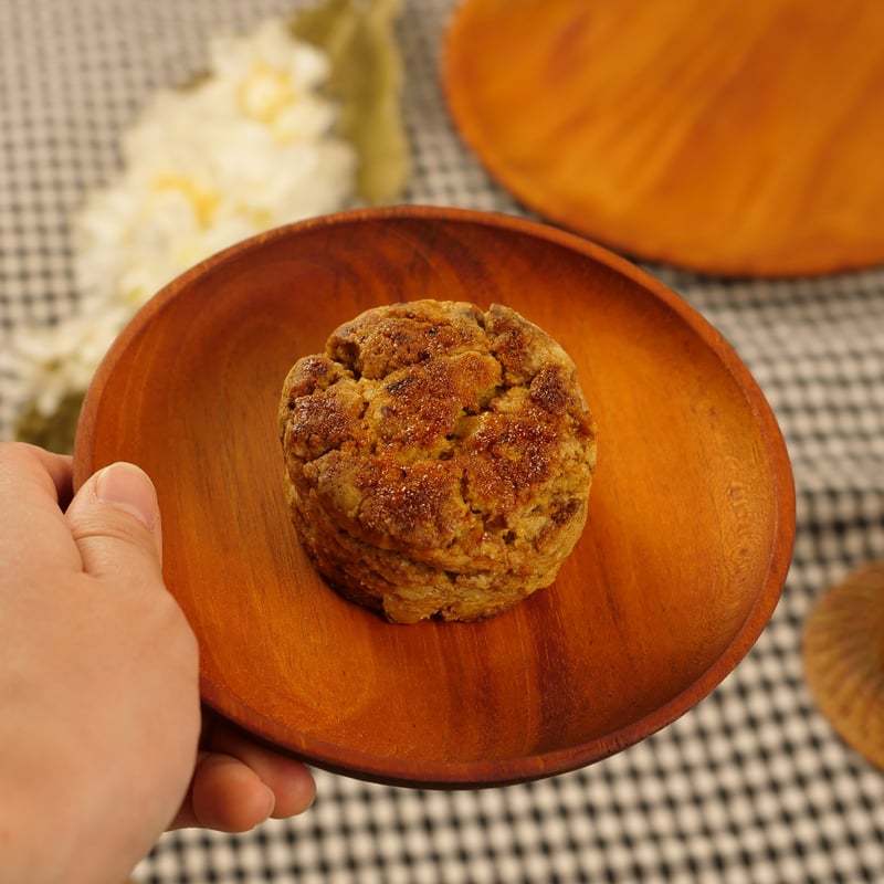 木の小皿 【ケーキやサラダ、取皿に便利な手のひらサイズ】直径18cm