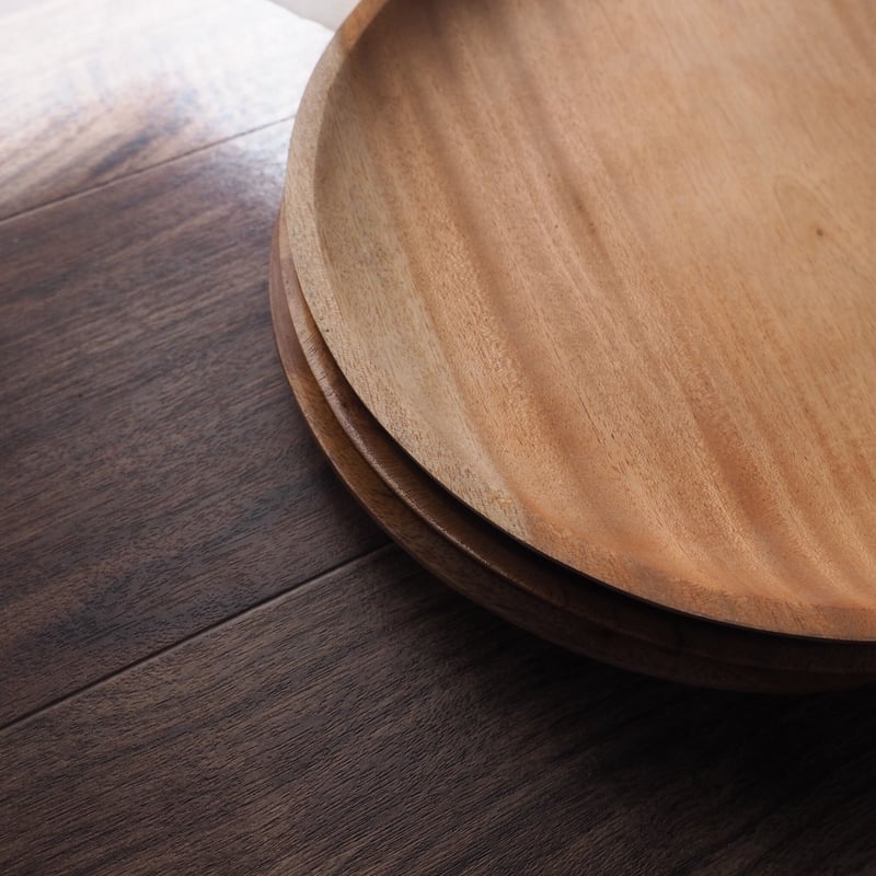 大皿　木製　木皿 木の大皿 【ワンプレートランチやメインディッシュの盛り付けに】 直径
