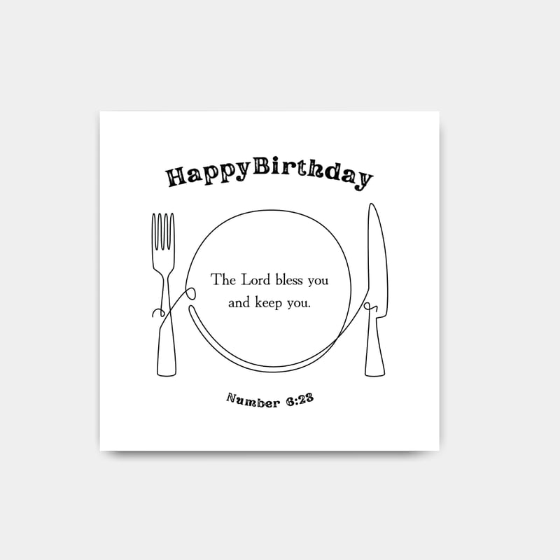 Birthday Card CAKE /DISH | Harapan Shop