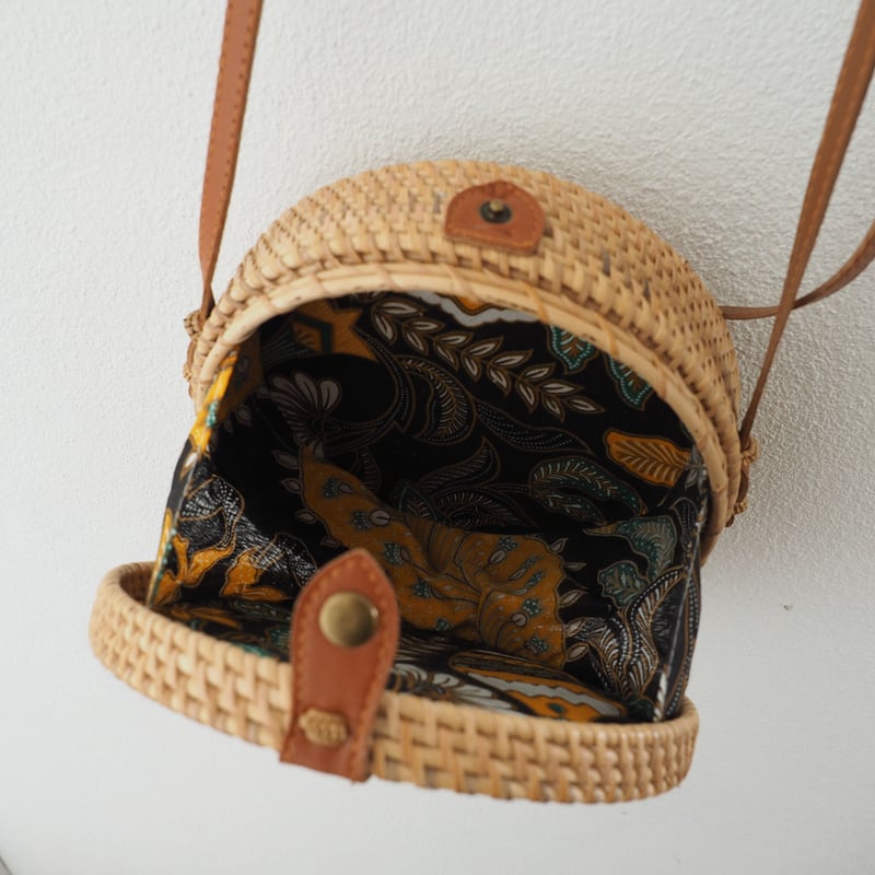 rattan カゴバッグ 丸型 | Harapan Shop