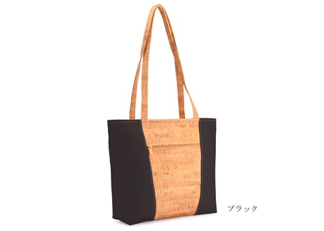 ☆ホワイト☆　Be Basic（ビーベイシック）～天然コルクレザーのトートバッグ～