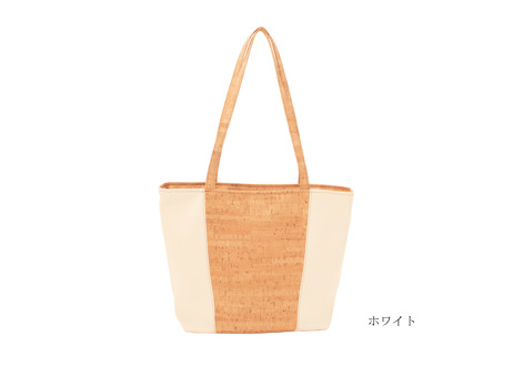 ☆ブラウン☆　Be Basic Large（ビーベイシックラージ）～天然コルクレザーの大きなトートバッグ～