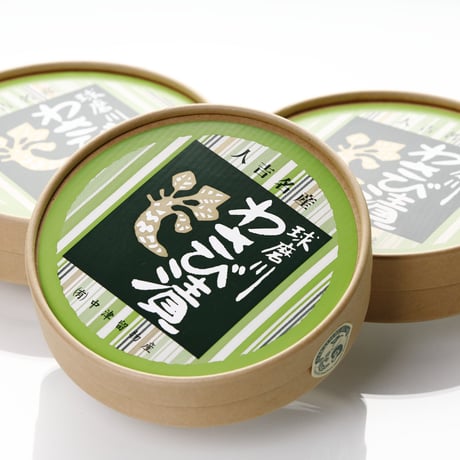 球磨川わさび漬【樽】(210g)