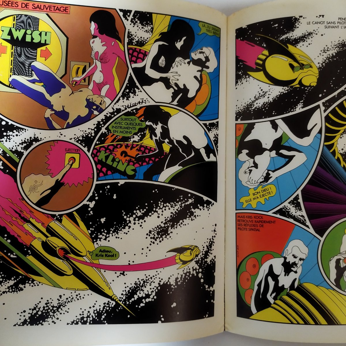 1970年フランスのカルト漫画/Kris Cool by Philip Cara 1970年フランスのカルト漫画/Kris Cool by Philip Cara