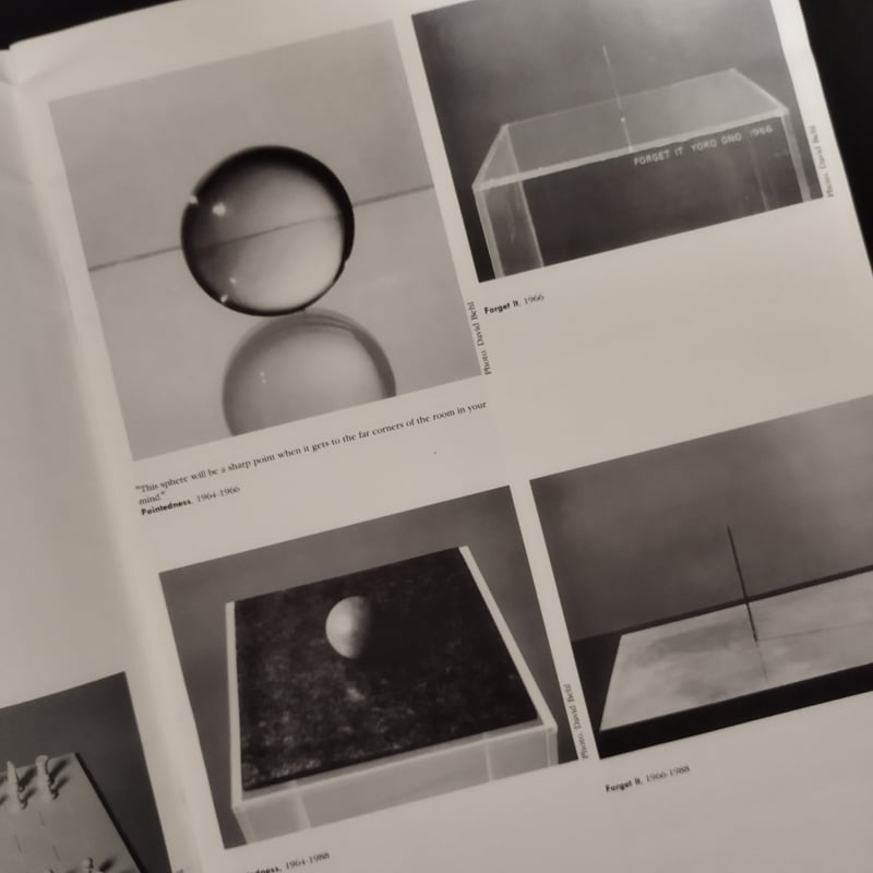 IN FACING YOKO ONO』 オノ・ヨーコ1990「In Facing」展カタログ