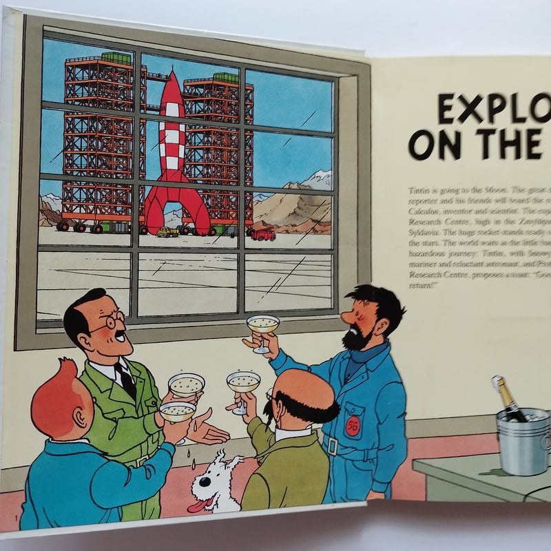 タンタンの冒険・月面探検家』 可愛らしい科学的仕掛け絵本！ | 古書