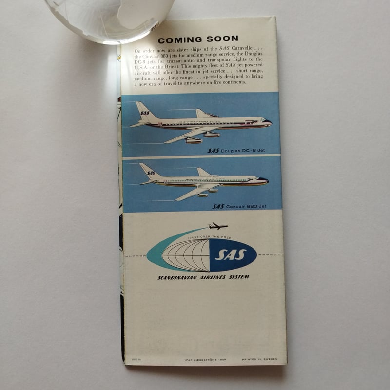 スカンジビア航空 モデルプレーン 1/200 50周年冊子 1996年 楽天