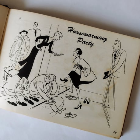 【It's Better with Your Shoes Off by Anne Cleveland 】 　かって外国の方が描いた昭和のレトロモダン！