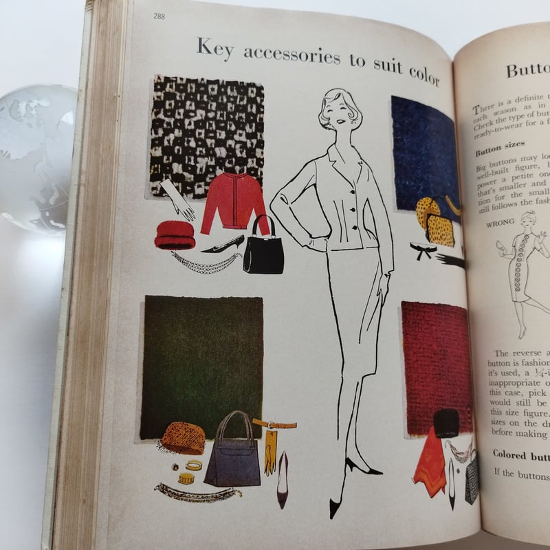 SEWING BOOK』Sewing HOW-TO イラスト、ロゴ、写真まさに黄金期