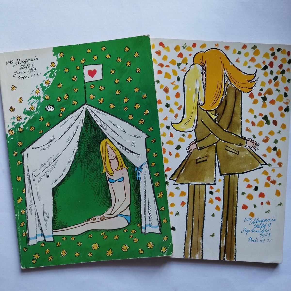 未開封新品 TASCHEN社 激レアアートブックDian Hanson Das Magazin1969』juni/september2冊セット 東独カルト・クラッシ