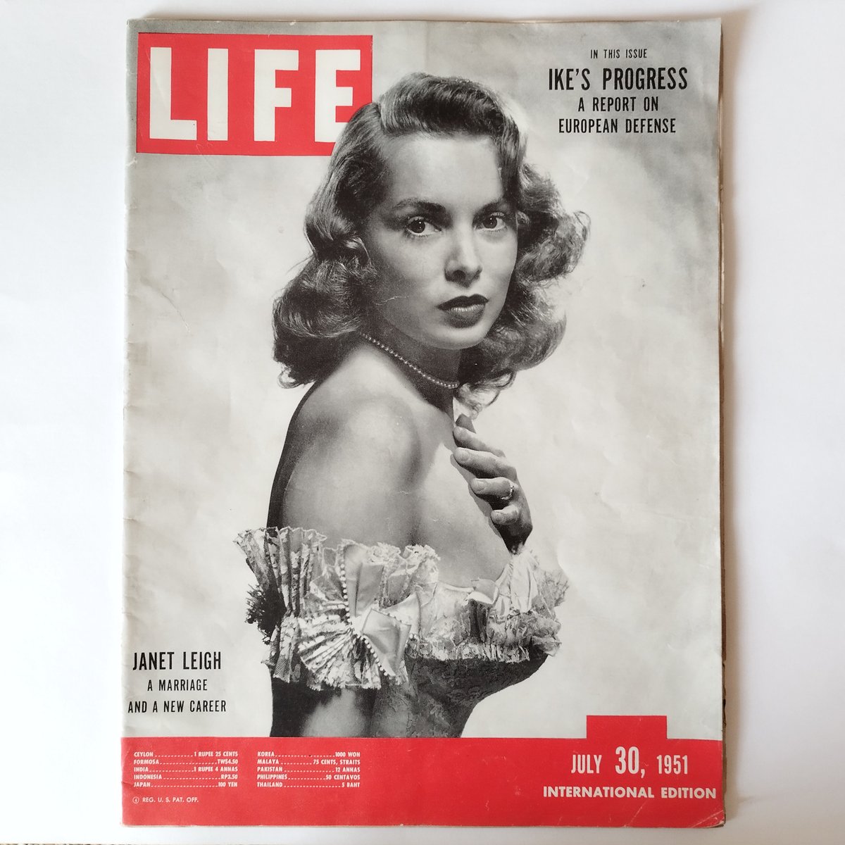 LIFE 』1951年7月30日号 ジャネット・リー表紙 惹き込まれるこの