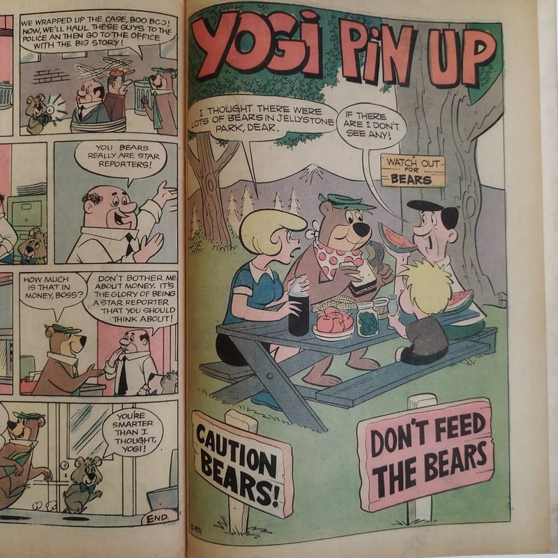 YOGI BEAR』CHARLTON COMICS ヨギベア70sビンテージコミック希少