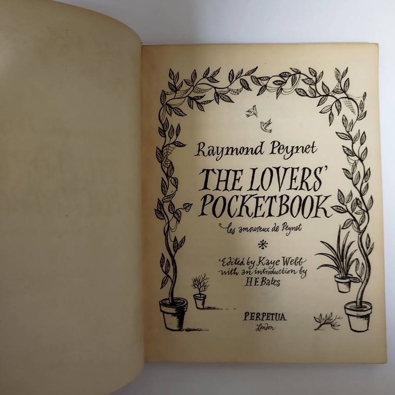 THE LOVERS' POCKET BOOK』レイモン・ペイネ作品集 | 古書ベリッシマ THE LOVERS' POCKET BOOK』レイモン・ペイネ作品集 | 古書ベリッシマ