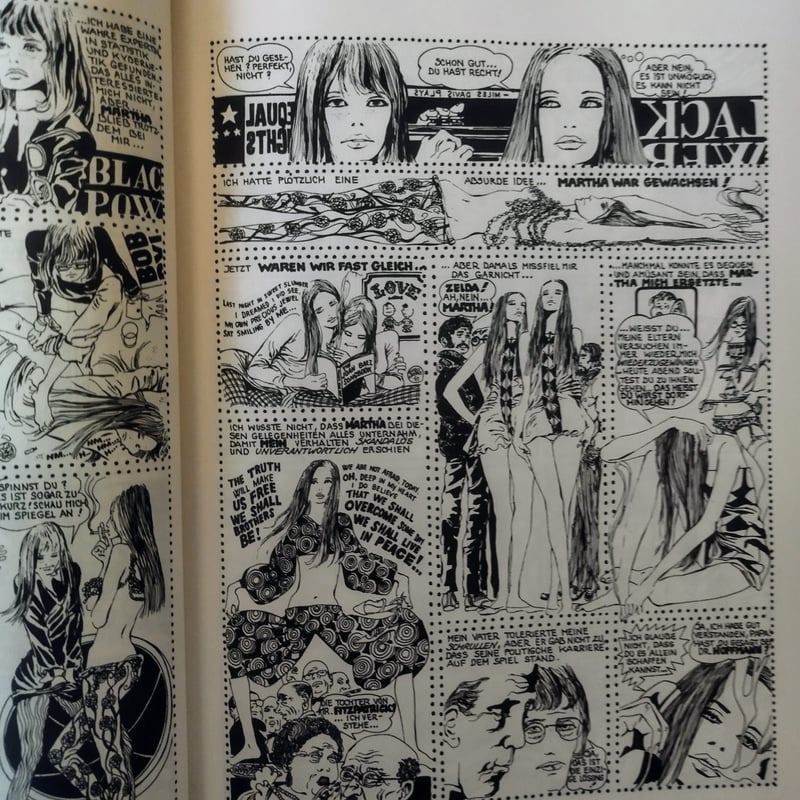 VALENTINA IN STIEFELE】 GUIDO CREPAX 細密に描きこまれた