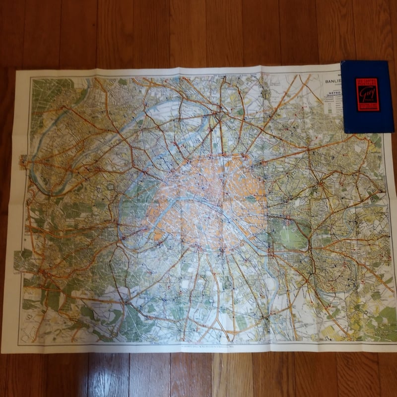 布地　パリ セーヌ川周辺 地図 布地 パリ セーヌ川周辺 地図 布地 パリ セーヌ川周辺 地図