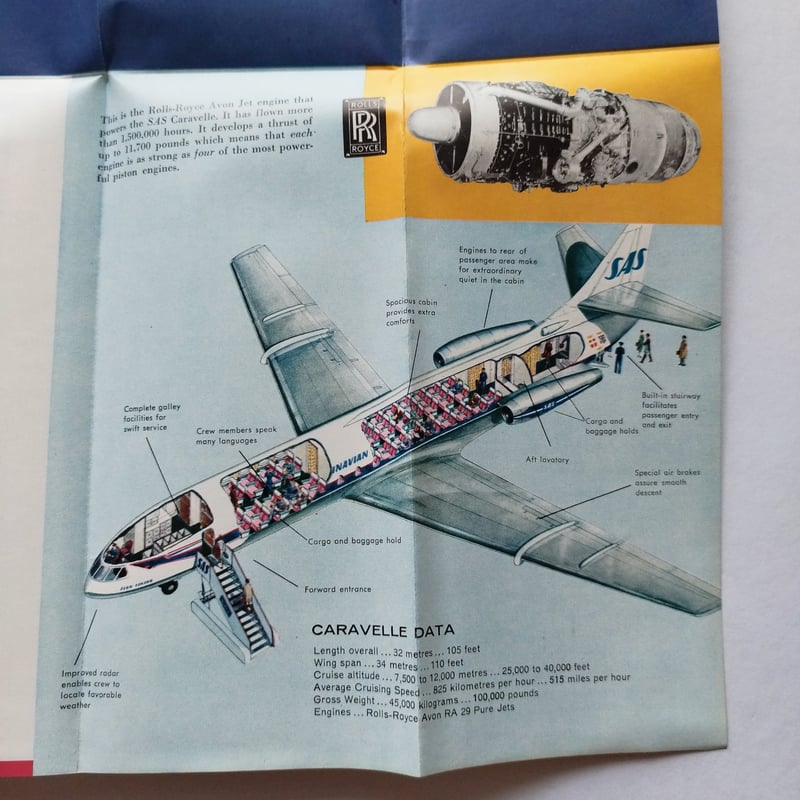 スカンジビア航空 モデルプレーン 1/200 50周年冊子 1996年 スカンジビア航空 モデルプレーン 1/200 50周年冊子 1996年