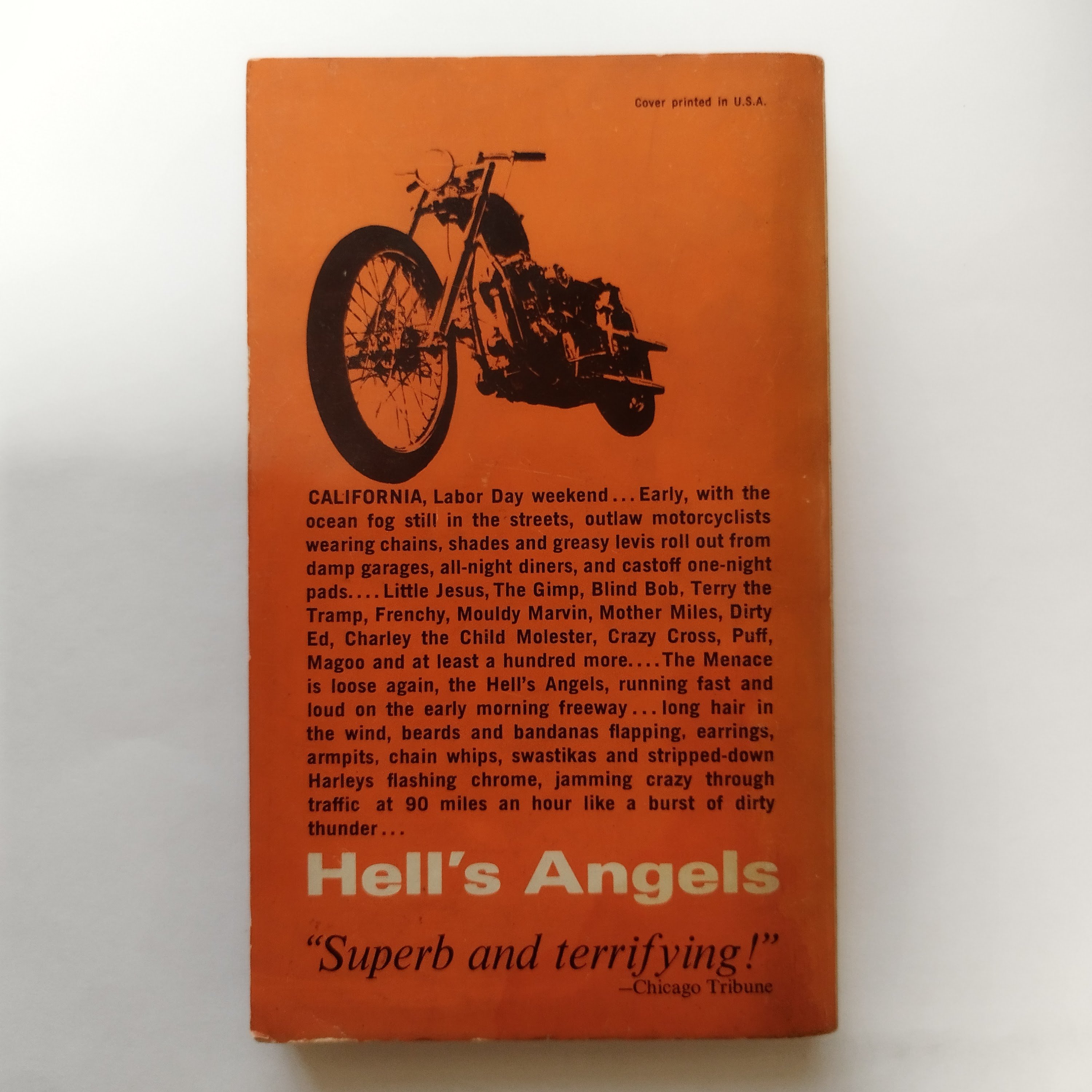 Hell's Angels Hunter S.Thompson』ヘルズエンジェルス・奇妙で恐