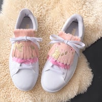 じゅりさま専用　カスタムタッセル 2段ハラコスプラッシュ柄