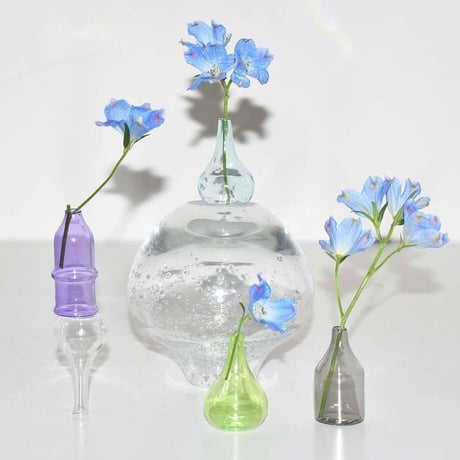 Thumb sized vase(W2×H4)/BLUE