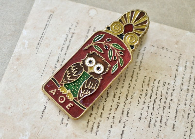 真鍮七宝焼 ペーパークリップ(sale) Enamel Paper Clip / Handma