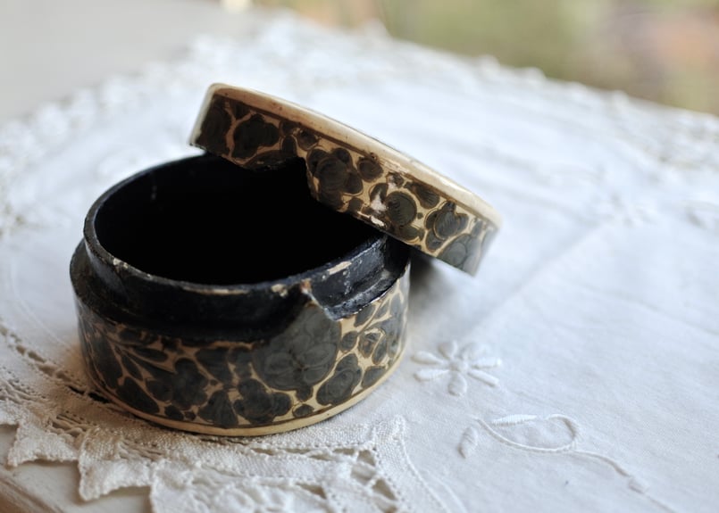 ペーパーマッシュボックス Paper mashe / Handmade in India |