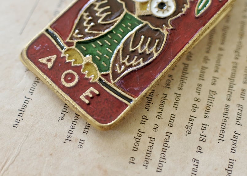 真鍮七宝焼 ペーパークリップ(sale) Enamel Paper Clip / Handma