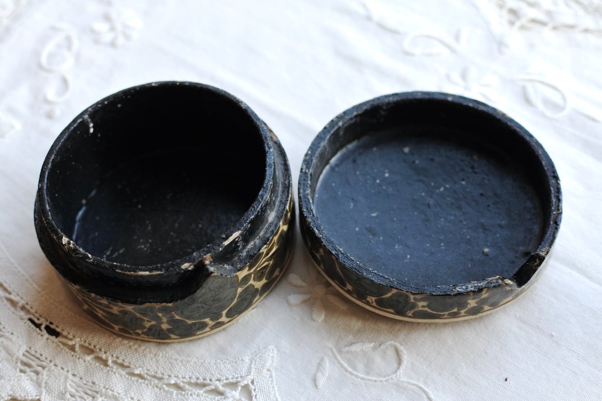 ペーパーマッシュボックス Paper mashe / Handmade in India |