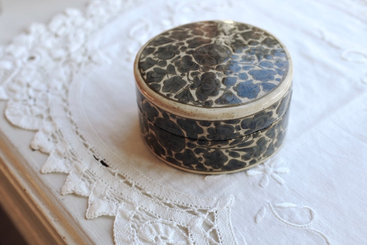 ペーパーマッシュボックス Paper mashe / Handmade in India |