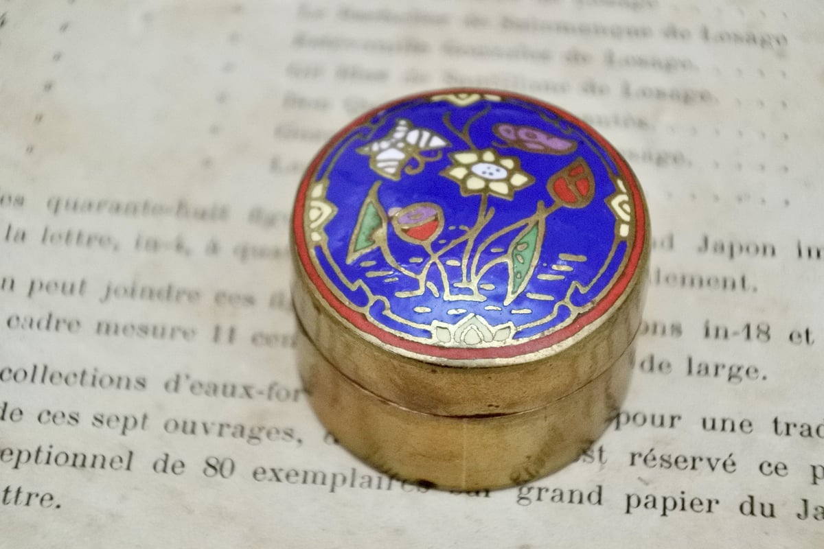 七宝焼 ピルケース Enamel pill case / Made in Chine | to...