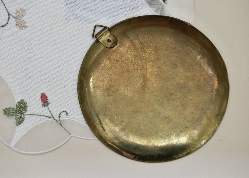 真鍮七宝焼 壁飾り Enamel wall decoration / Handmade in