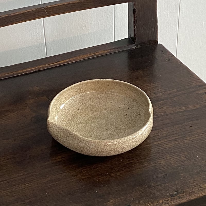 341『御深井焼 小鉢』　/骨董品 古美術 古道具 アンティーク 古玩 御深井 桃形鉢 | dialogue