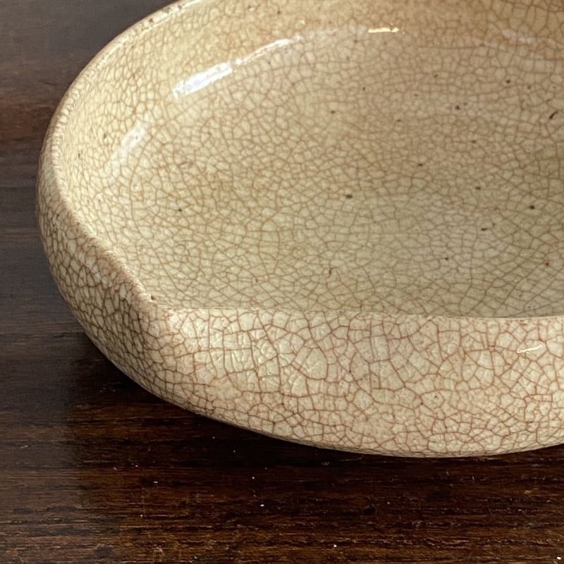 鉢■古曽部焼 桃の形 茶釉 大鉢 菓子器 菓子鉢 古美術 時代物 骨董品■ 鉢□古曽部焼 桃の形 茶釉 大鉢 菓子器 菓子鉢