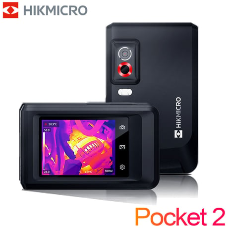 HIKMICRO Pocket2 サーモグラフィーカメラ 8MP 256x192 IR分解能 可視光カメラ 録画機能 25Hz 赤外線 非接触型 HM-TP42-3AQF/W-Pocket2 サーマル
