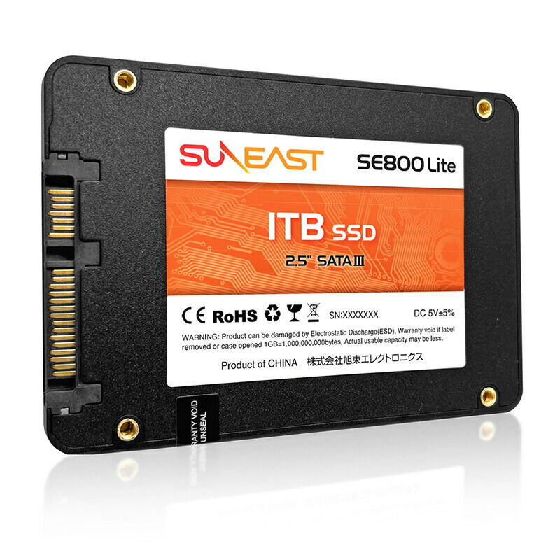 SUNEAST (サンイースト) 内蔵SSD 1TB 2.5インチ 国内3年保証 SATA3 ...