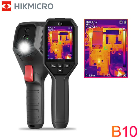 HIKMICRO B10 サーモグラフィーカメラ 赤外線 256x192画素 2MP 可視光カメラ 熱画像キャプチャー頻度 25Hz ハイクマイクロ HM-TP51-3AQF/W-B10 サーマル