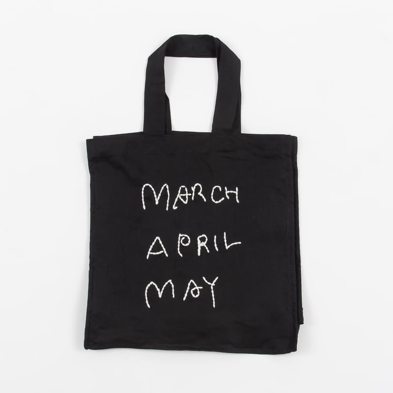 MarchAprilMay リネン　2WAYバッグ　黒色　マーチエイプリルメイ リネン2WAYバッグ25L「26年2月リニューアルして再販予定