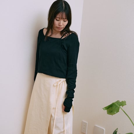 LOVE マーチエイプリルメイ　サムトップス ハイネック コットンインナー LOVE マーチエイプリルメイ サムトップス ハイネック コットン