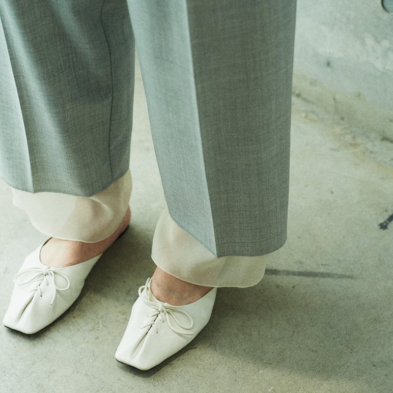 ウールトロ レイアードスラックス | LOVE by MarchAprilMay