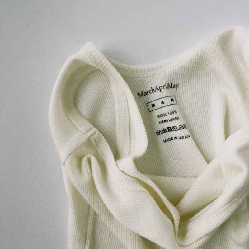 wool100 アメショルタンクトップ | LOVE by MarchAprilMay