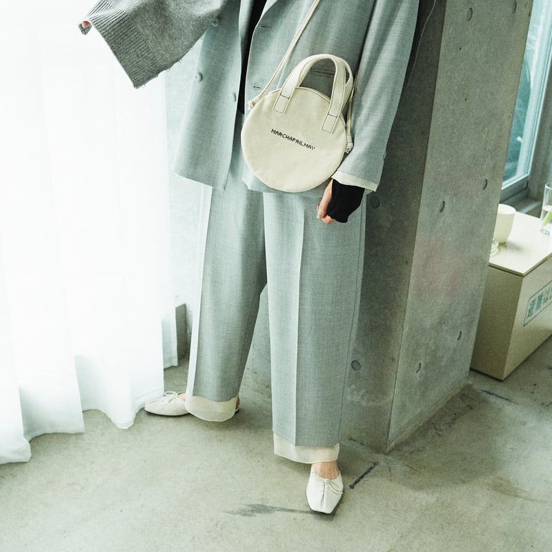 ウールトロ レイアードスラックス | LOVE by MarchAprilMay