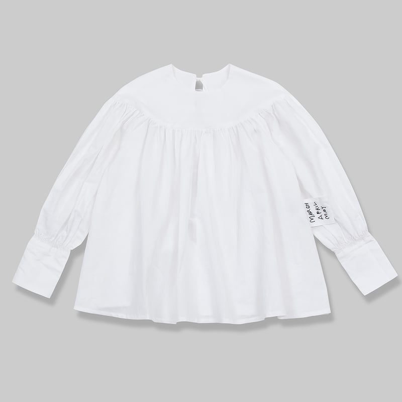 marchaprilmay スプリングブラウス　ホワイト spring blouse スプリングブラウス | LOVE by MarchAprilMay