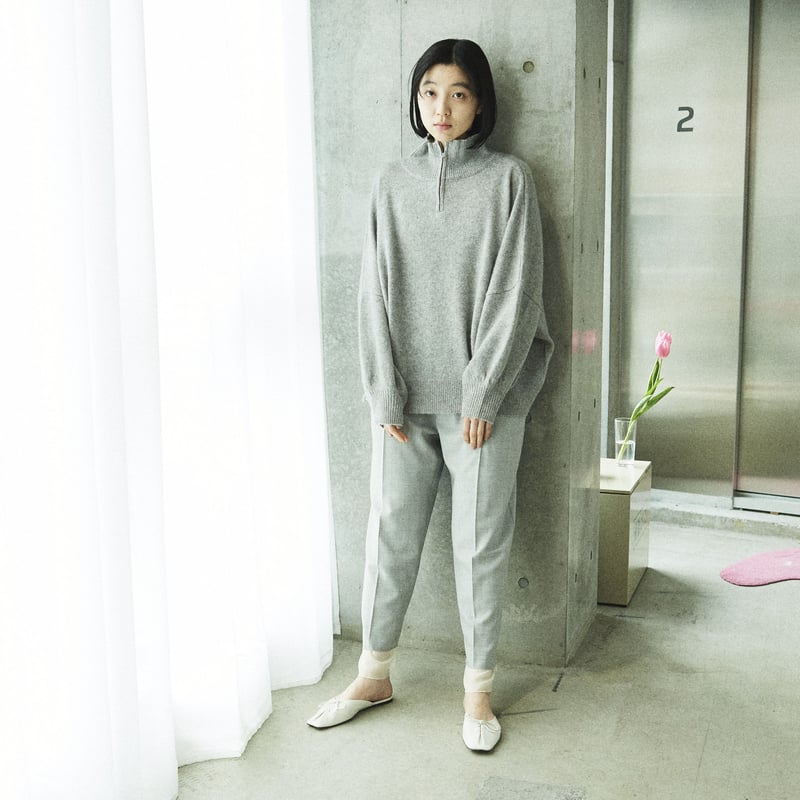 ウールカシミア7G ハーフジップPO | LOVE by MarchAprilMay - トップス 