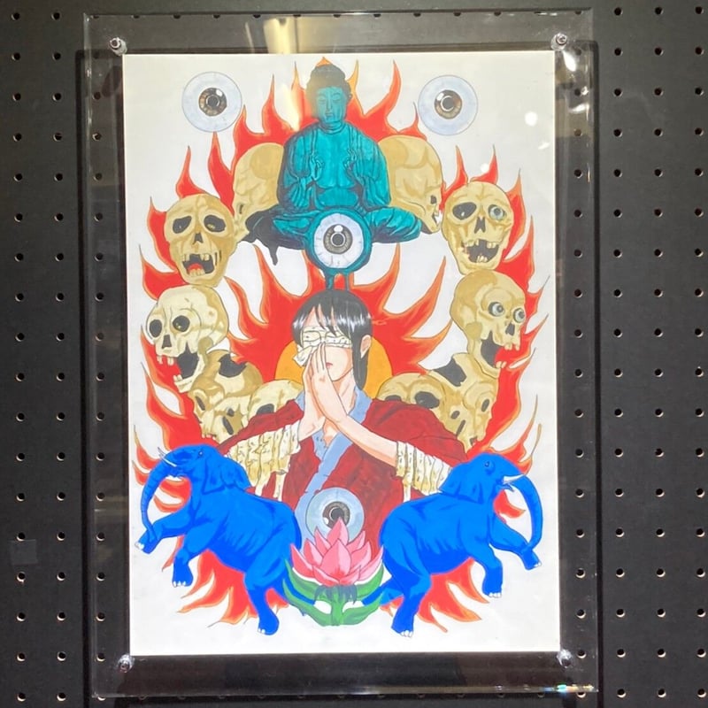 華倫変　複製原画 ご購入特典あり】『カリクラ』複製原画（KPS01）【華倫変 没後20年追悼