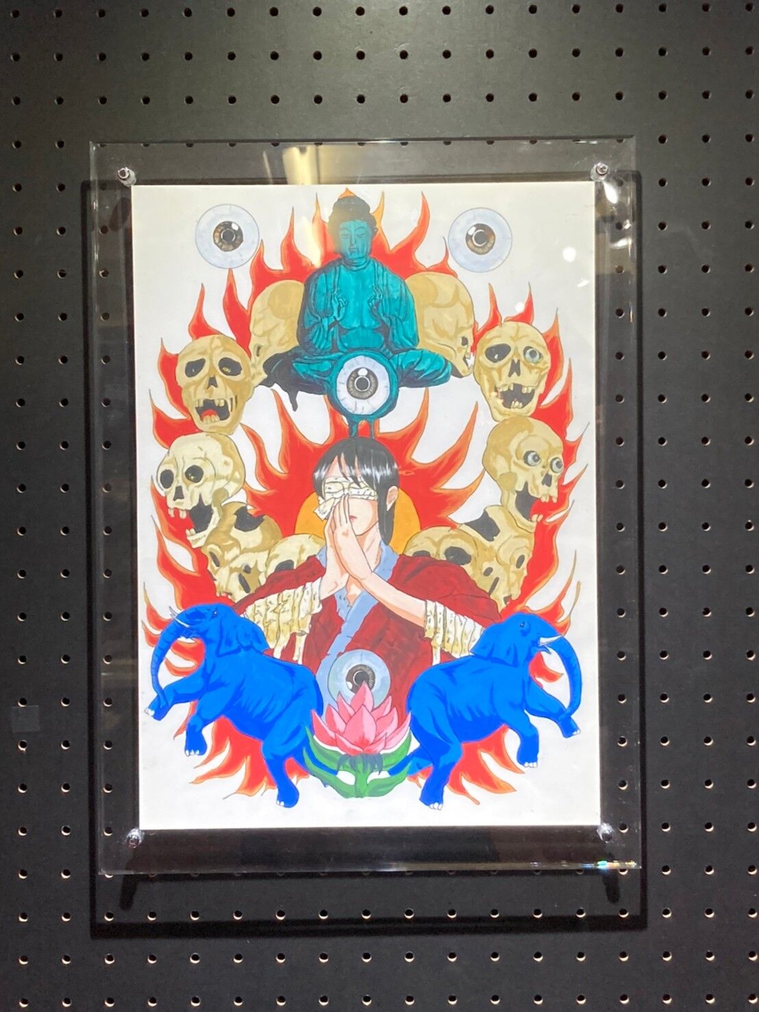 華倫変　複製原画 original
